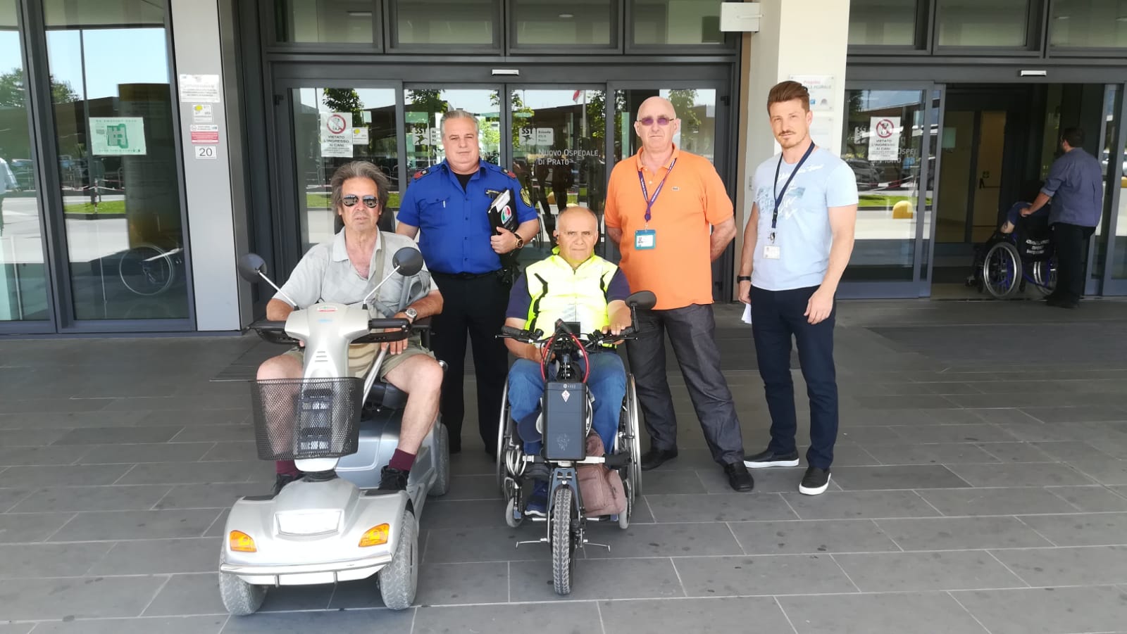La visita dell’Associazione Toscana Paraplegici  (foto da comunicato)