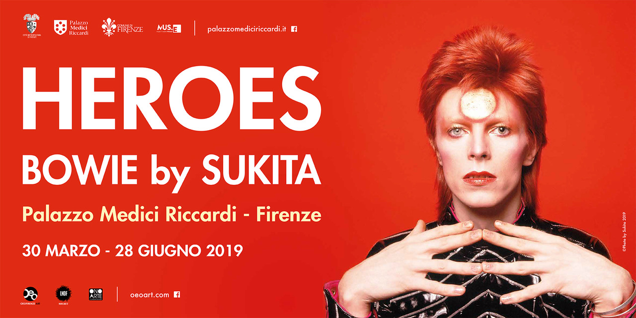 Fino al 28 giugno in Palazzo Medici Riccardi la mostra fotografica 'Heroes - Bowie by Sukita'