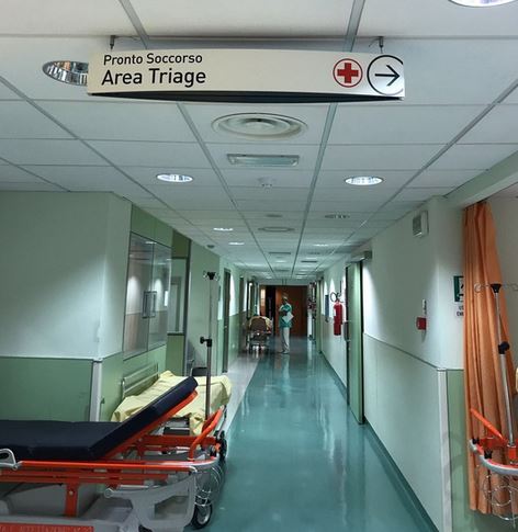 Il pronto soccorso dell'ospedale di Prato (Immgine Asl Toscana Centro)