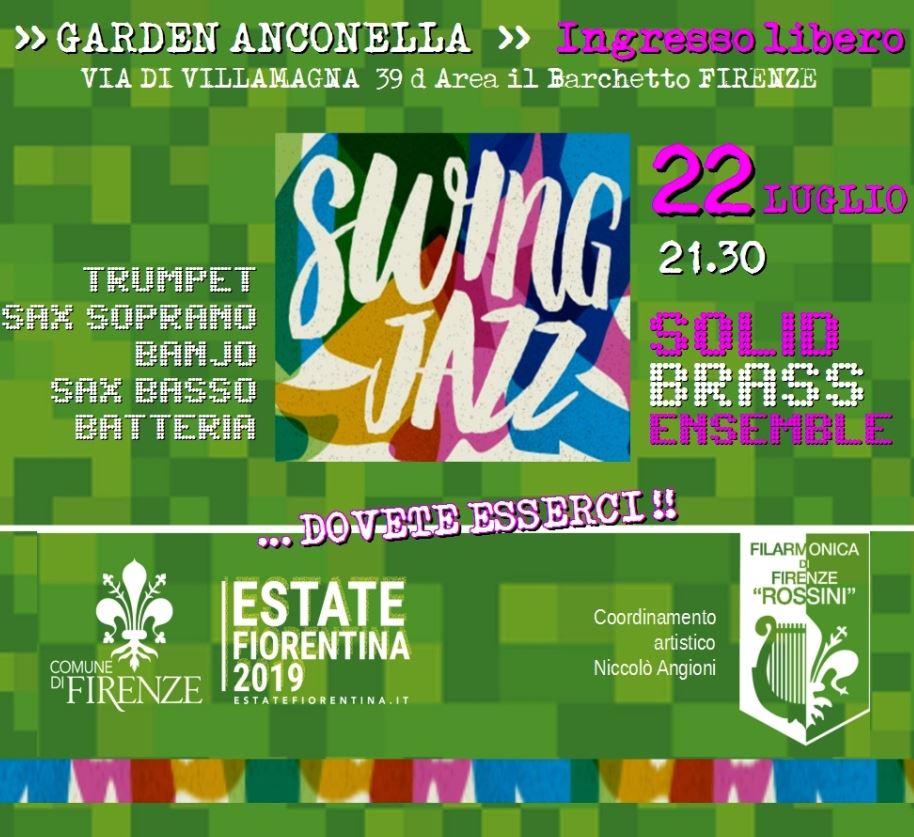 Locandina concerto Swing Jazz