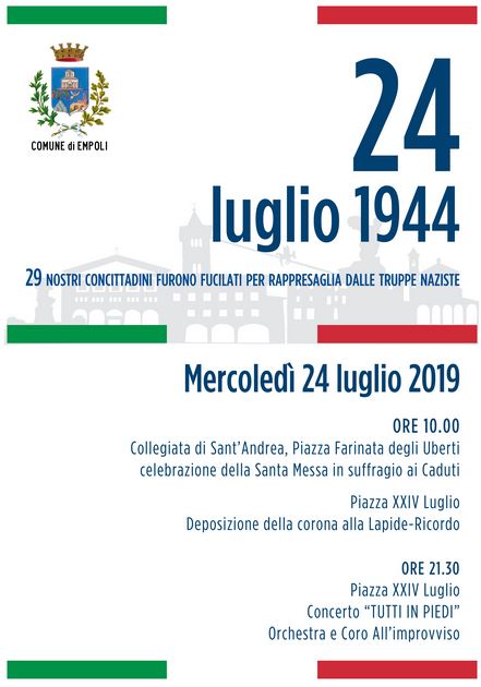 Manifesto 24 Luglio 2019 a Empoli