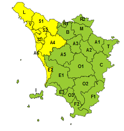 Codice giallo per piogge e temporali sul nord ovest  (immagine da comunicato)