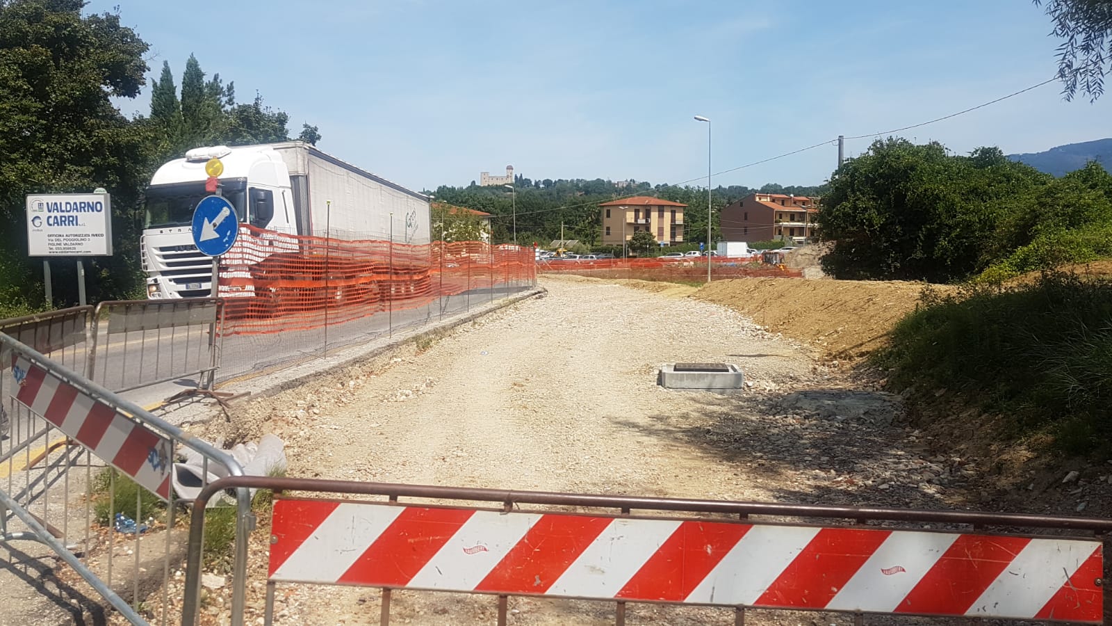 Il sopralluogo alla SR 69 (foto da comunicato)