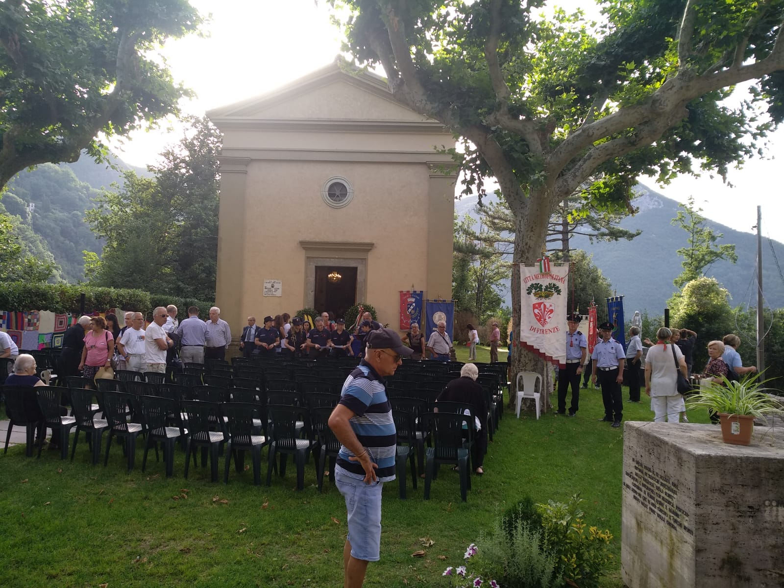 La cerimonia in memoria della strage di Sant'Anna di Stazzema