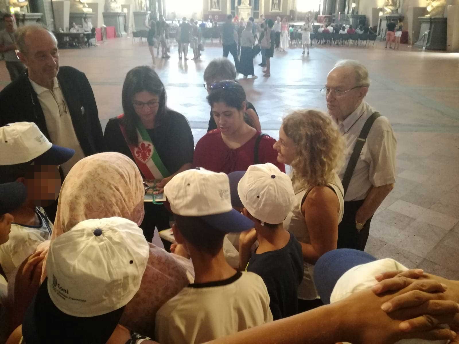 Piccoli ambasciatori Saharawi a Palazzo Vecchio