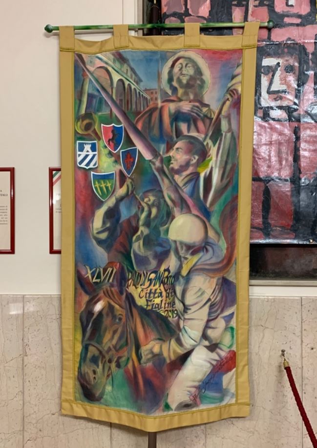 Il drappo di San Rocco (foto da comunicato)