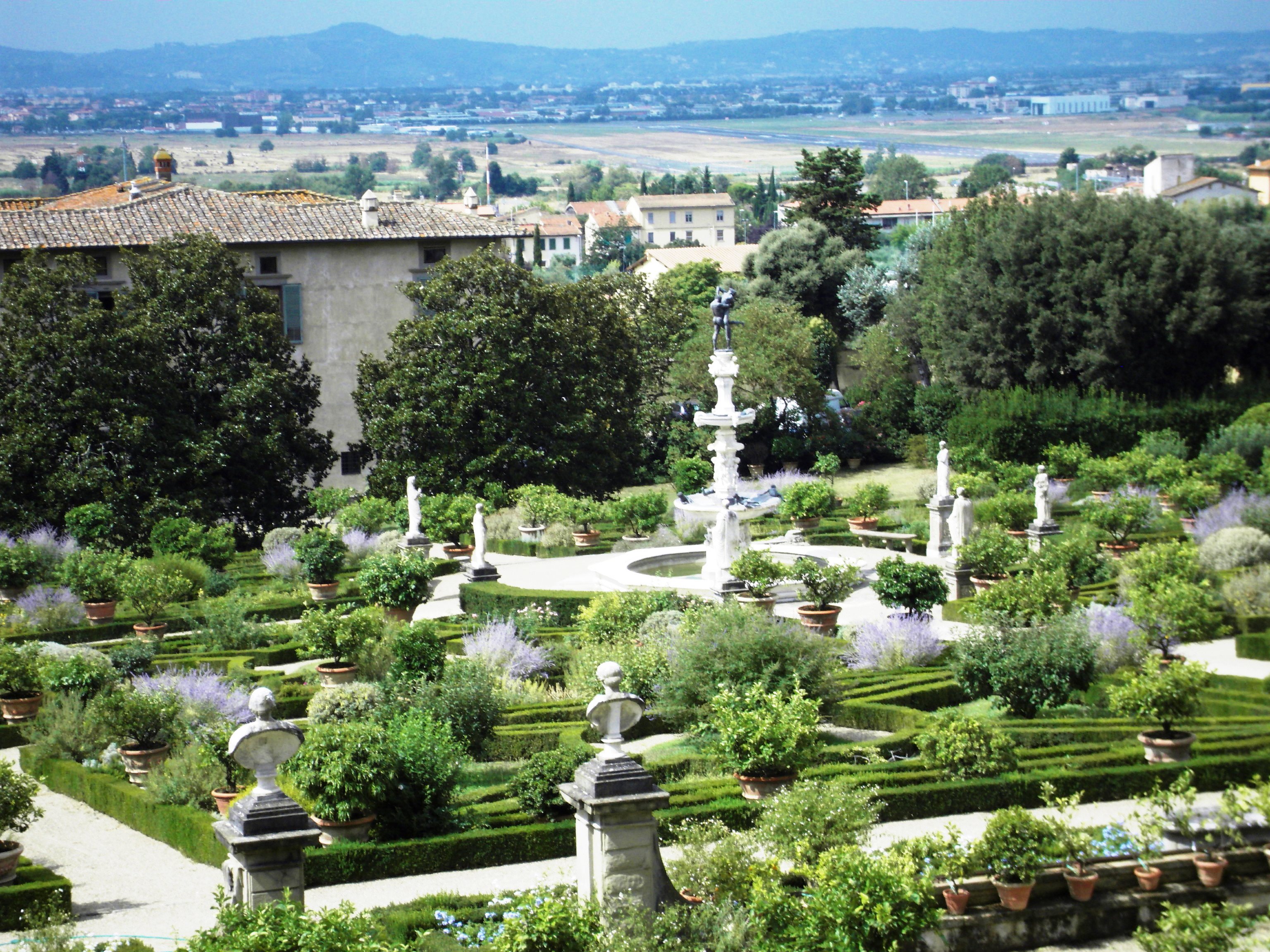 Giardino della Villa Medicea di Castello - Veduta