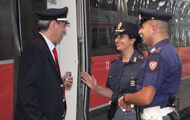 Polizia ferroviaria, immagine dal sito della Polizia di Stato