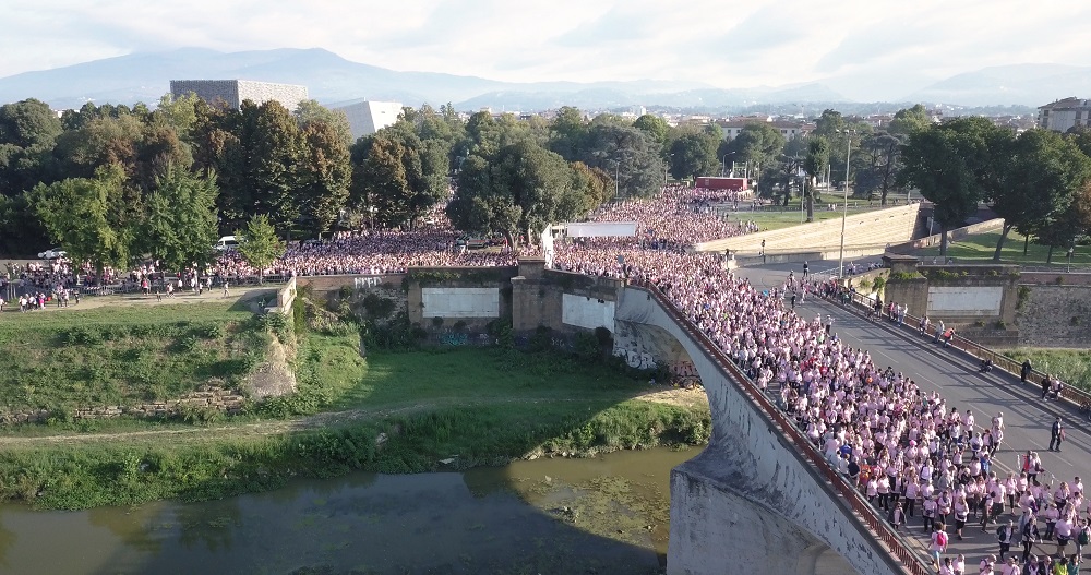 L'impressionante fiume dei partecipanti a Corri la Vita 2019 (CLV 2019_Juri Ciani)
