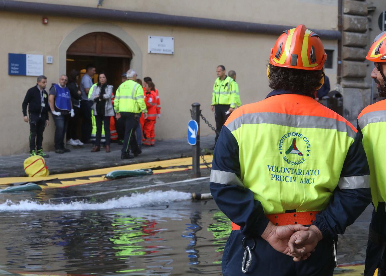 Esercitazione antialluvione al Museo Bardini