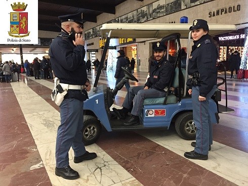  Polizia di Stato alla stazione di Santa Maria Novella