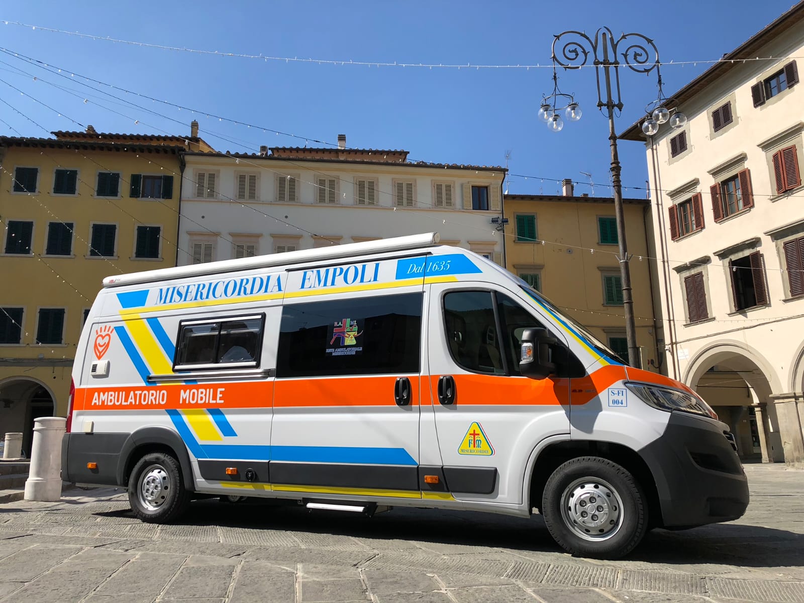 Ambulatorio mobile Misericordia di Empoli (foto da comunicato)