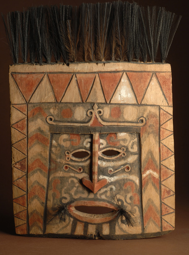 Antropologia - maschera rituale Nuova Guinea