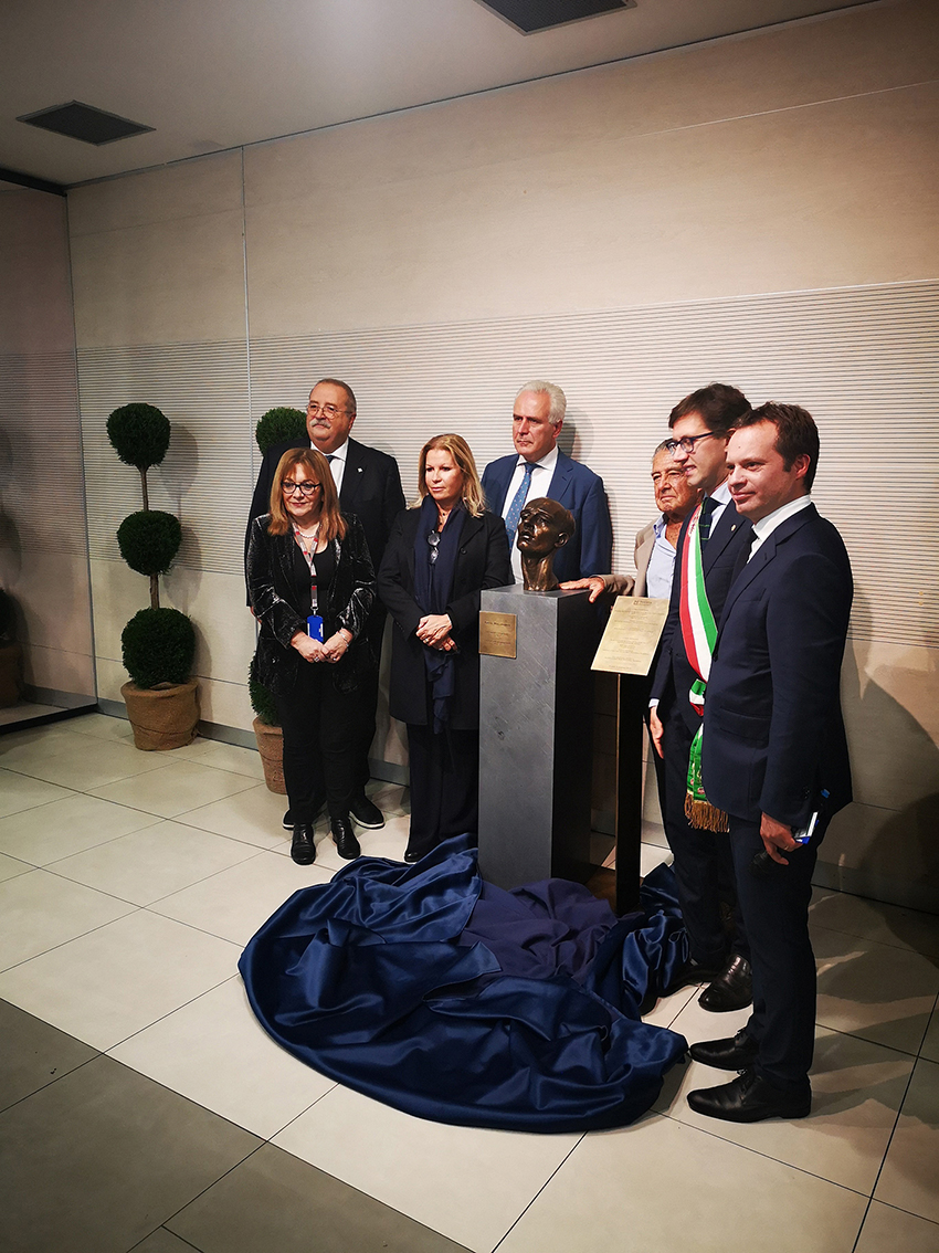 Inaugurazione statua in onore di Rsaoul Wallenberg (Foto da comunicato)