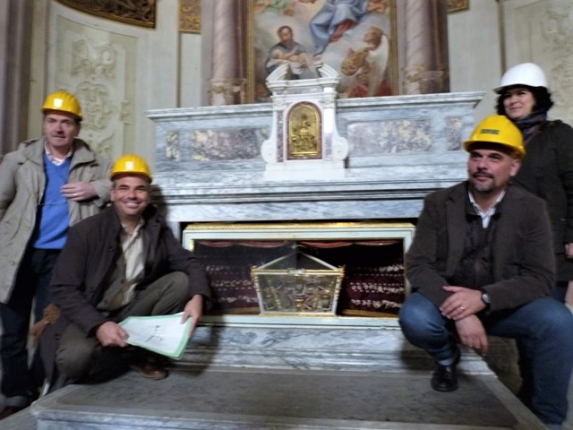  Quasi ultimato il restauro del reliquario rinvenuto nella cappella Mannelli 