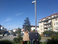 Da sx l'assessore Di Giovanni, il vicesindaco Cappellini e la comandante della Polizia Municipale Delvecchio (Foto da comunicato)