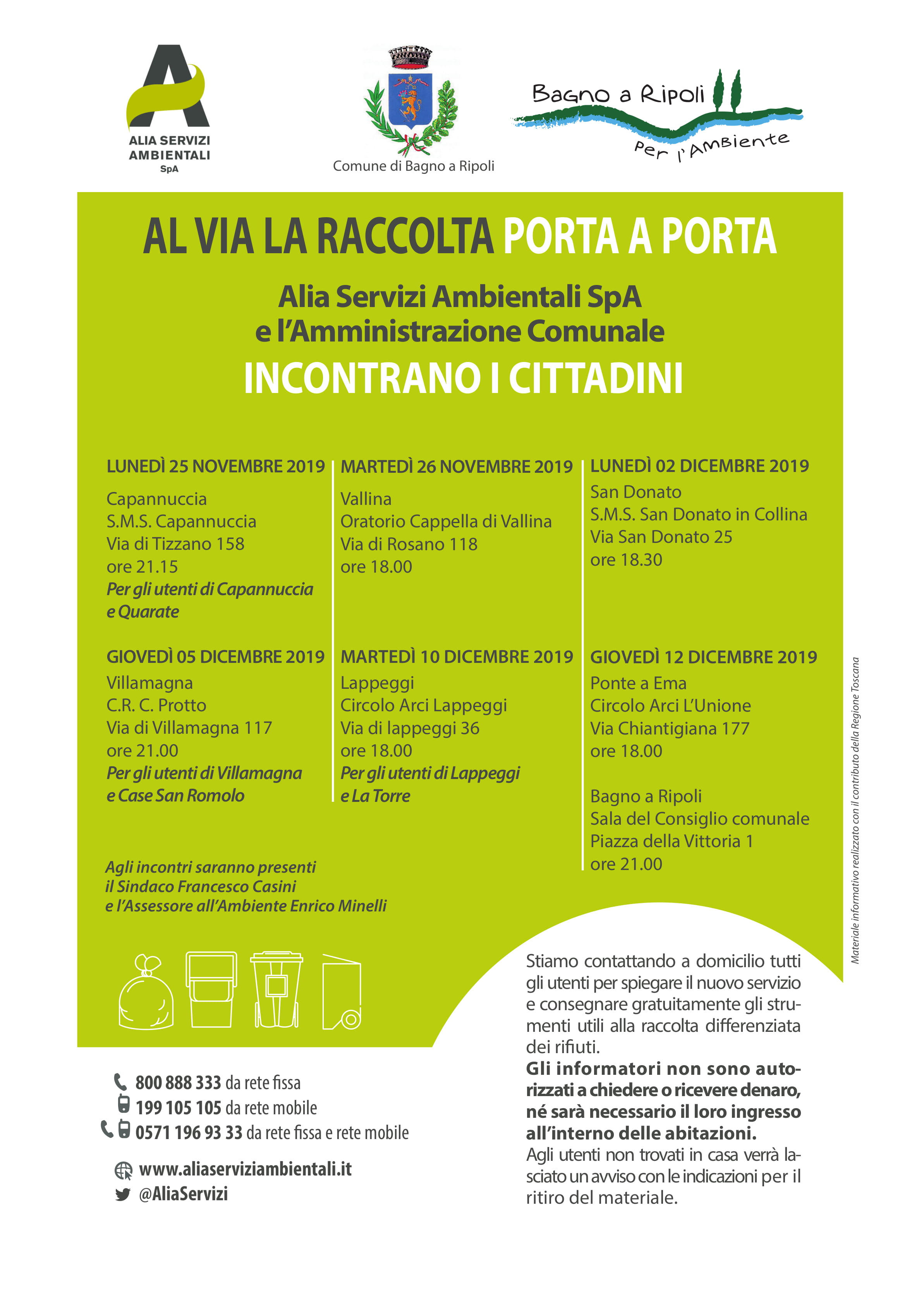 Assemblee porta a porta Alia