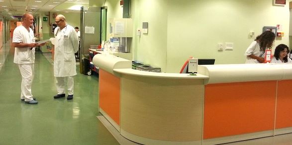 Accettazione in un ospedale