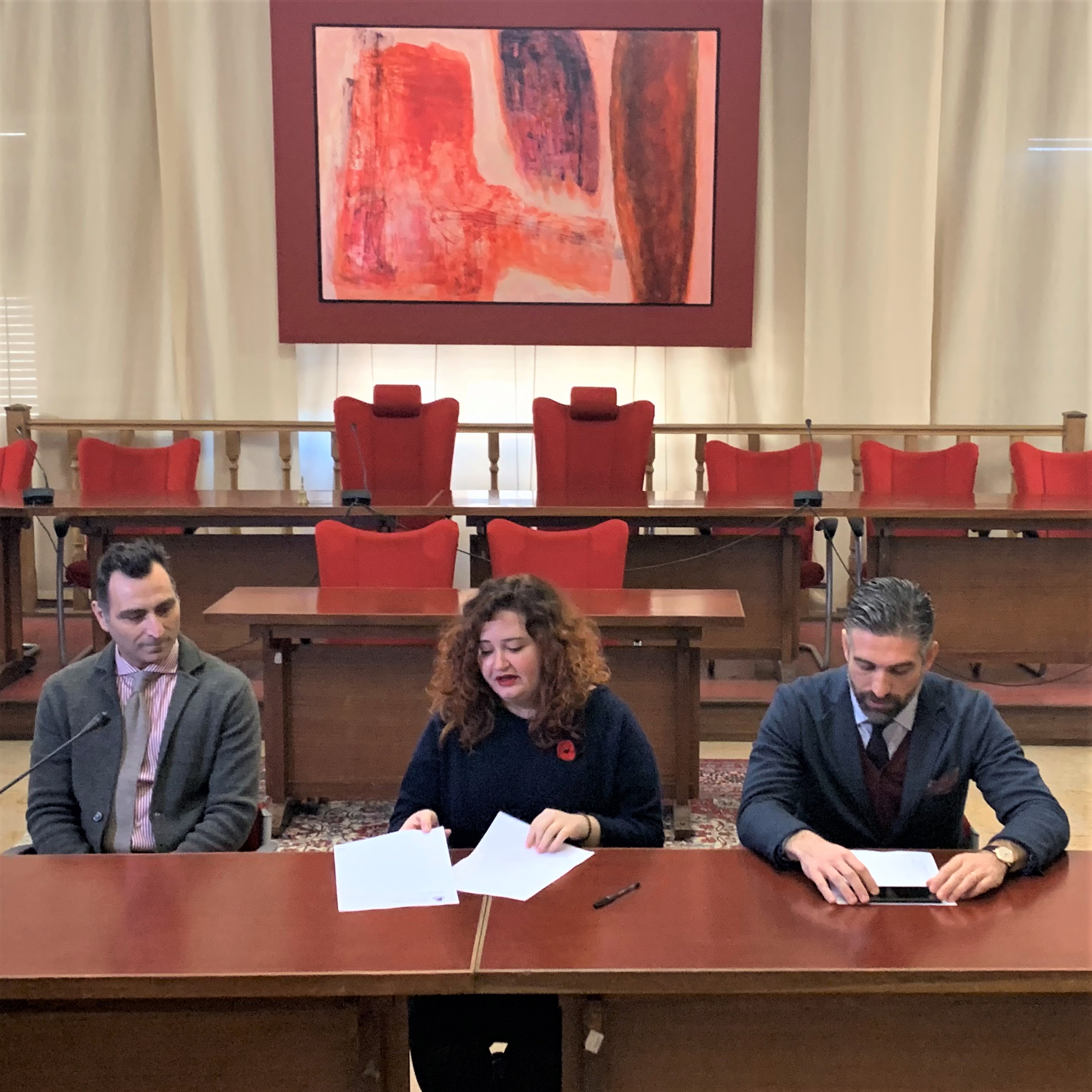 Firma protocollo (foto da comunicato)
