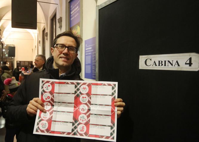 Il sindaco Nardella vota al Museo Novecento