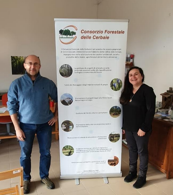 il neo presidente Valentina Russoniello con il direttore del consorzio Andrea Bernardini (Foto da comunicato)