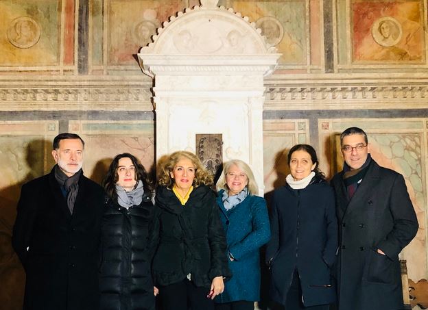 Da sinistra Paolini, Mazzocchi, Di Lollo, Rosa, Peiretti e Filipponi