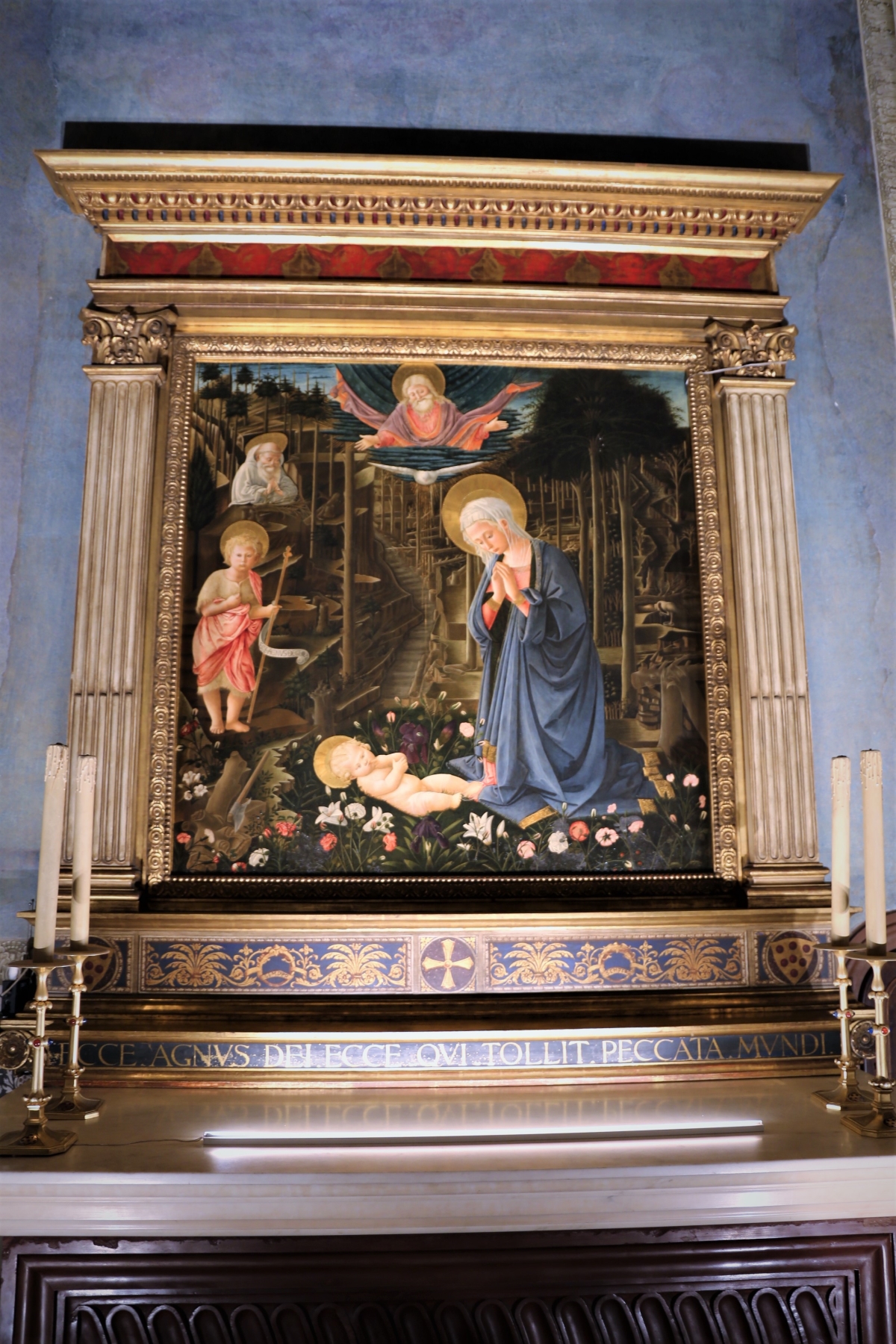 Nuova illuminazione della Cappella dei Magi (foto Antonello Serino, Ufficio Stampa - Redazione Met)