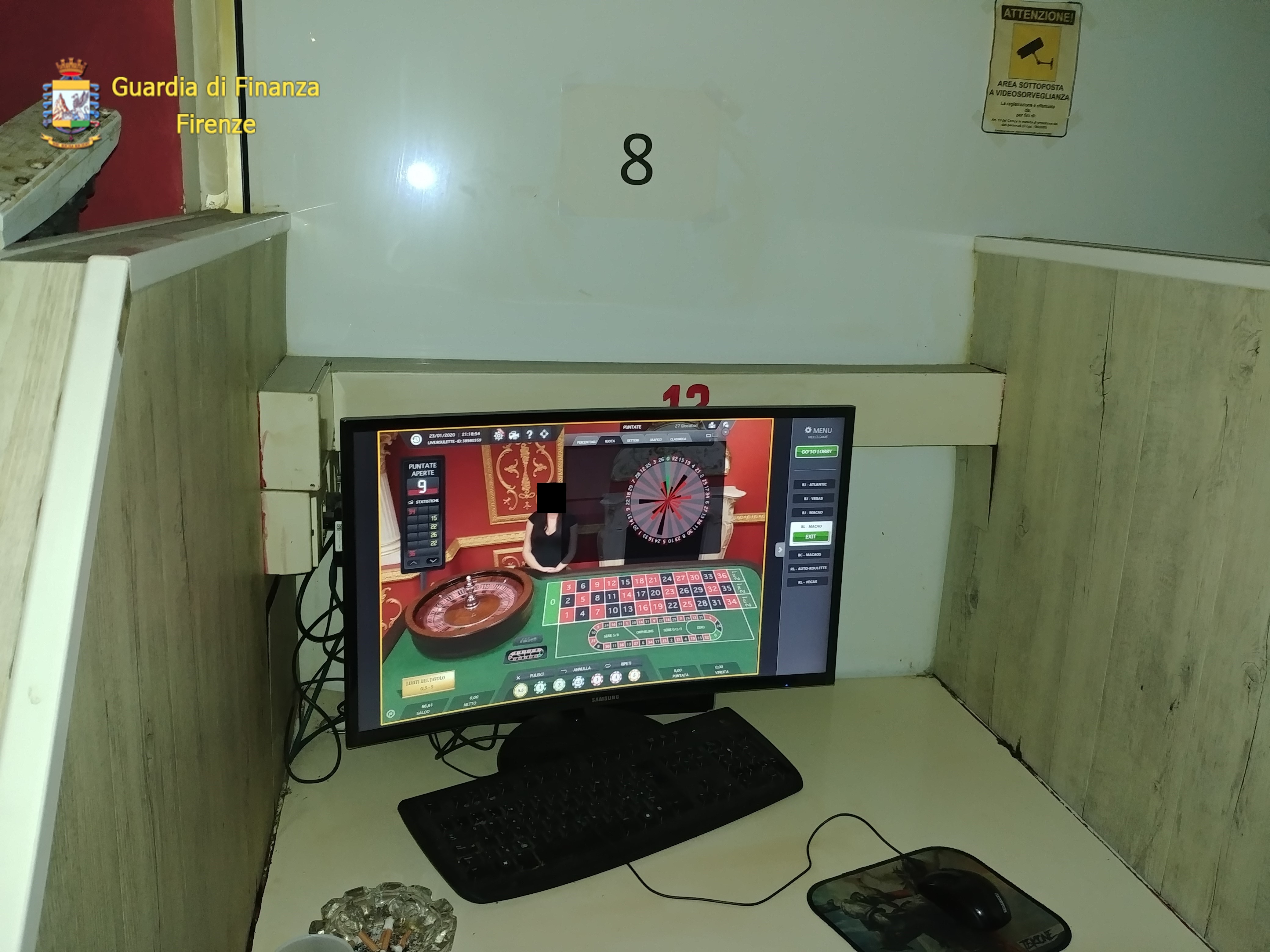 Sequestro sale da gioco (Foto da comunicato)