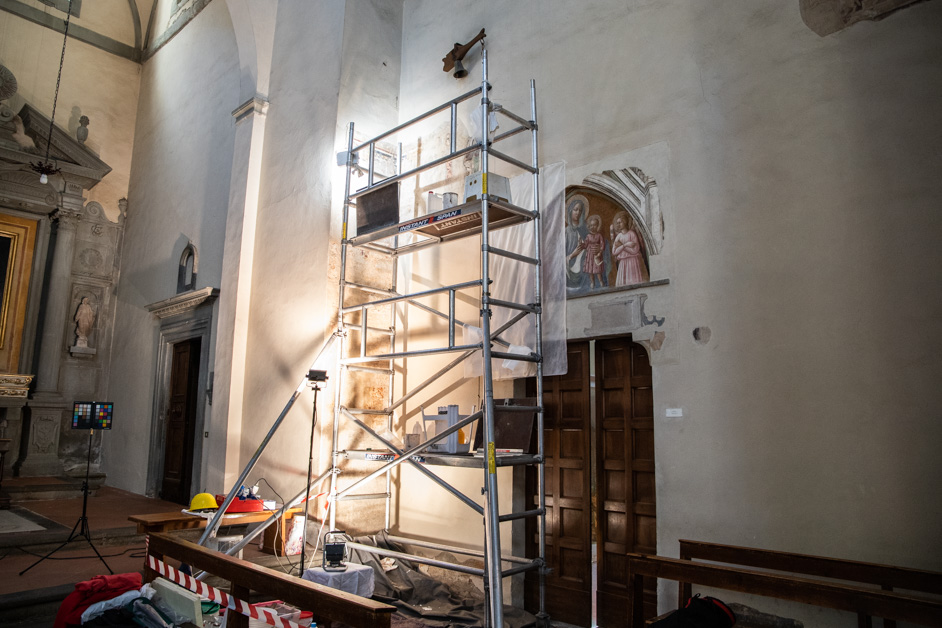 Inizio restauro chiesta di Santo Stefano (Foto da comunicato)