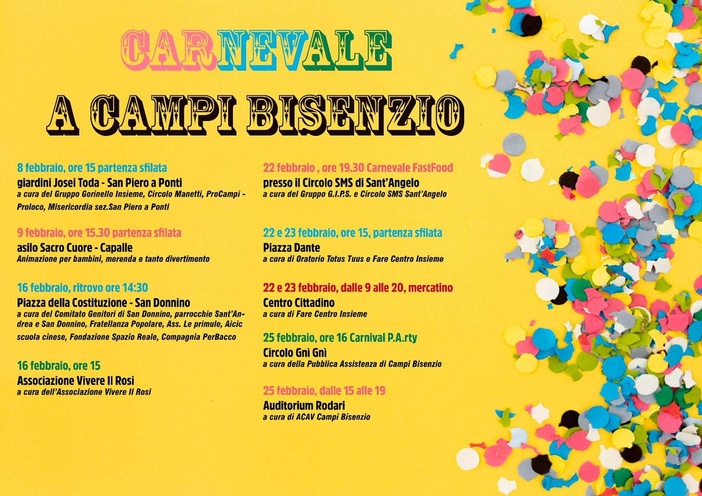 Programma Carnevale a Campi Bisenzio 