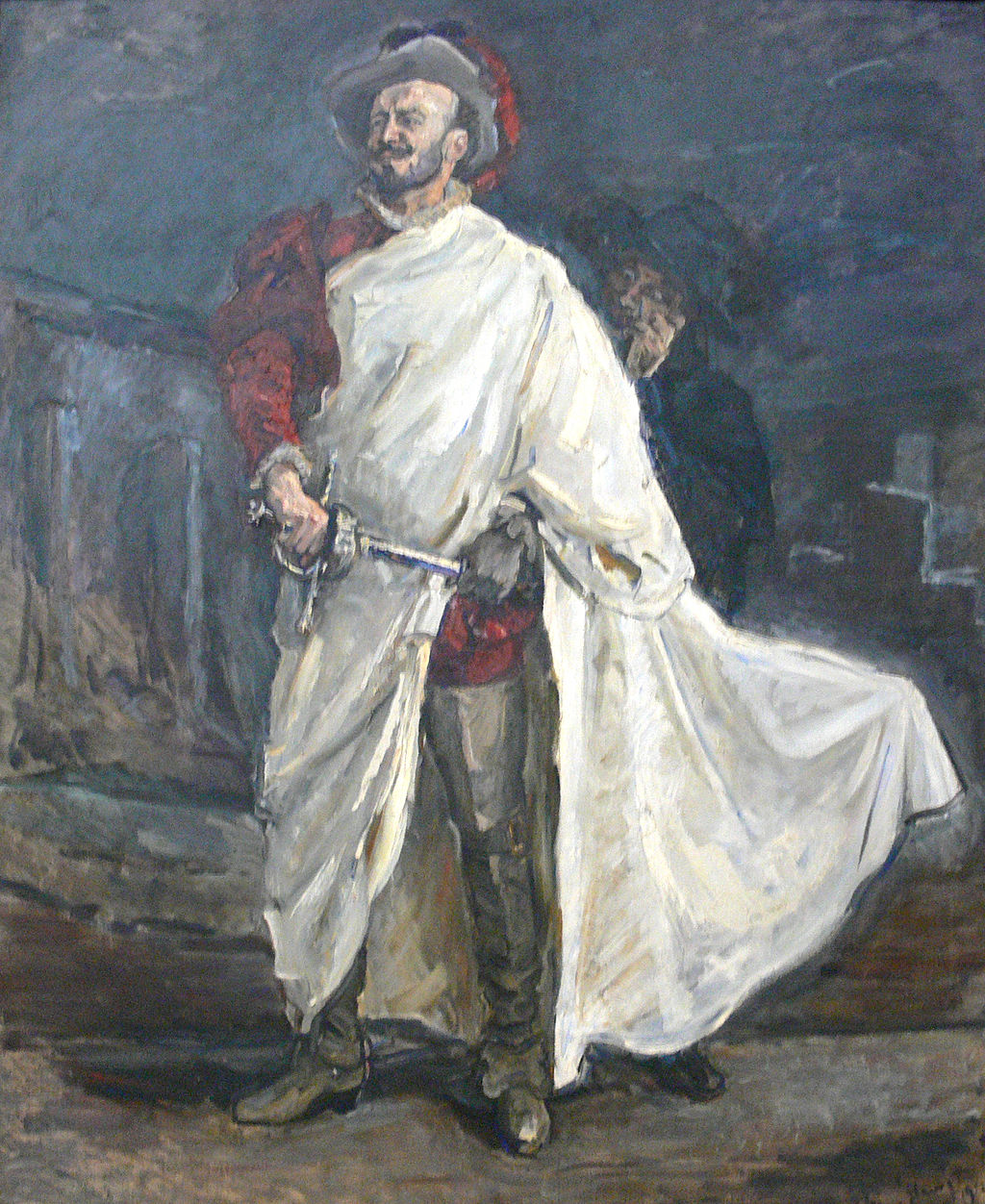Il baritono Francisco d'Andrade interpreta Don Giovanni nell'opera di Mozart (dipinto di Max Slevogt)