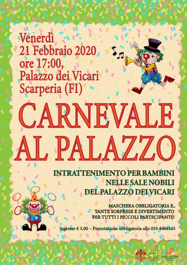 Carnevale a palazzo - locandina