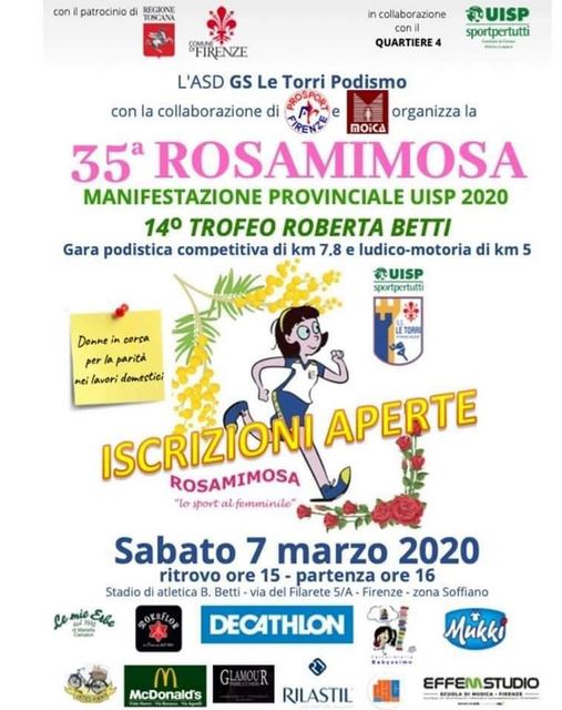 Manifesto 'Rosamimosa' 2020