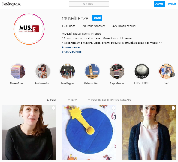 profilo Instagram @musefirenze