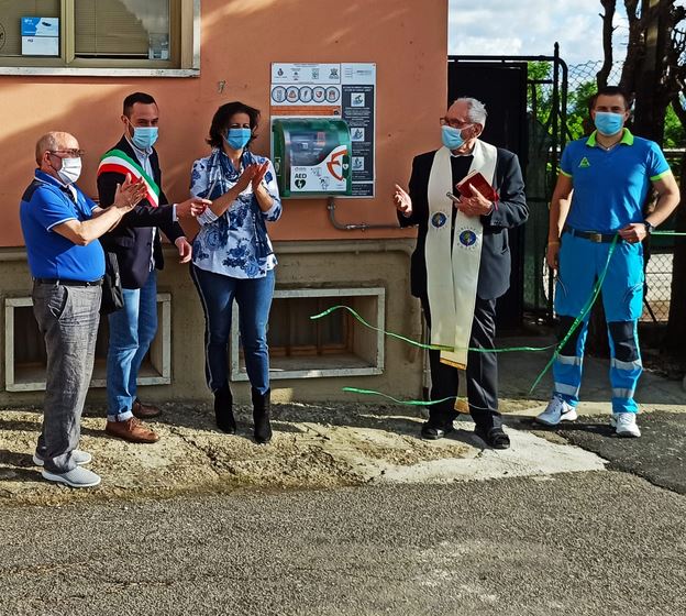 Inaugurazione defibrillatore a Sciano