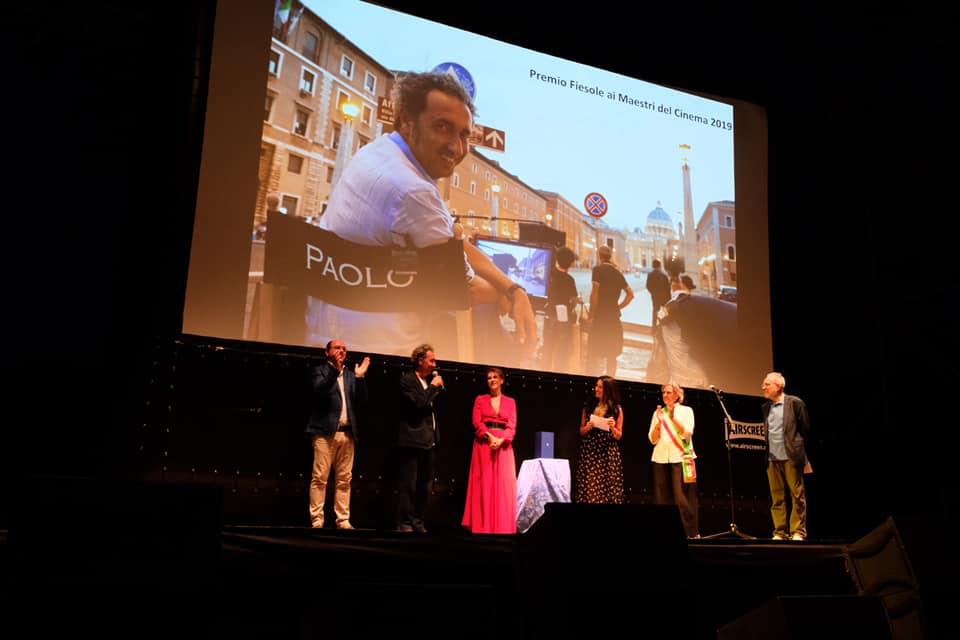 Premio Fiesole ai Maestri del cinema 2019 con Paolo Sorrentino (fontefotoComuneFiesole) 