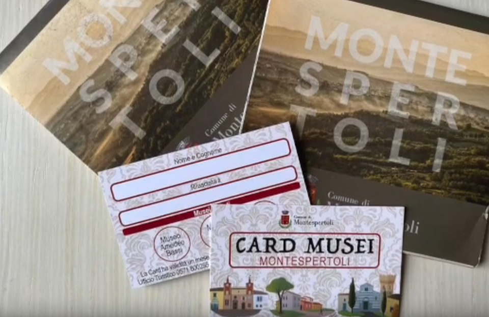 Card musei Montespertoli (Frame da video nel comunicato)