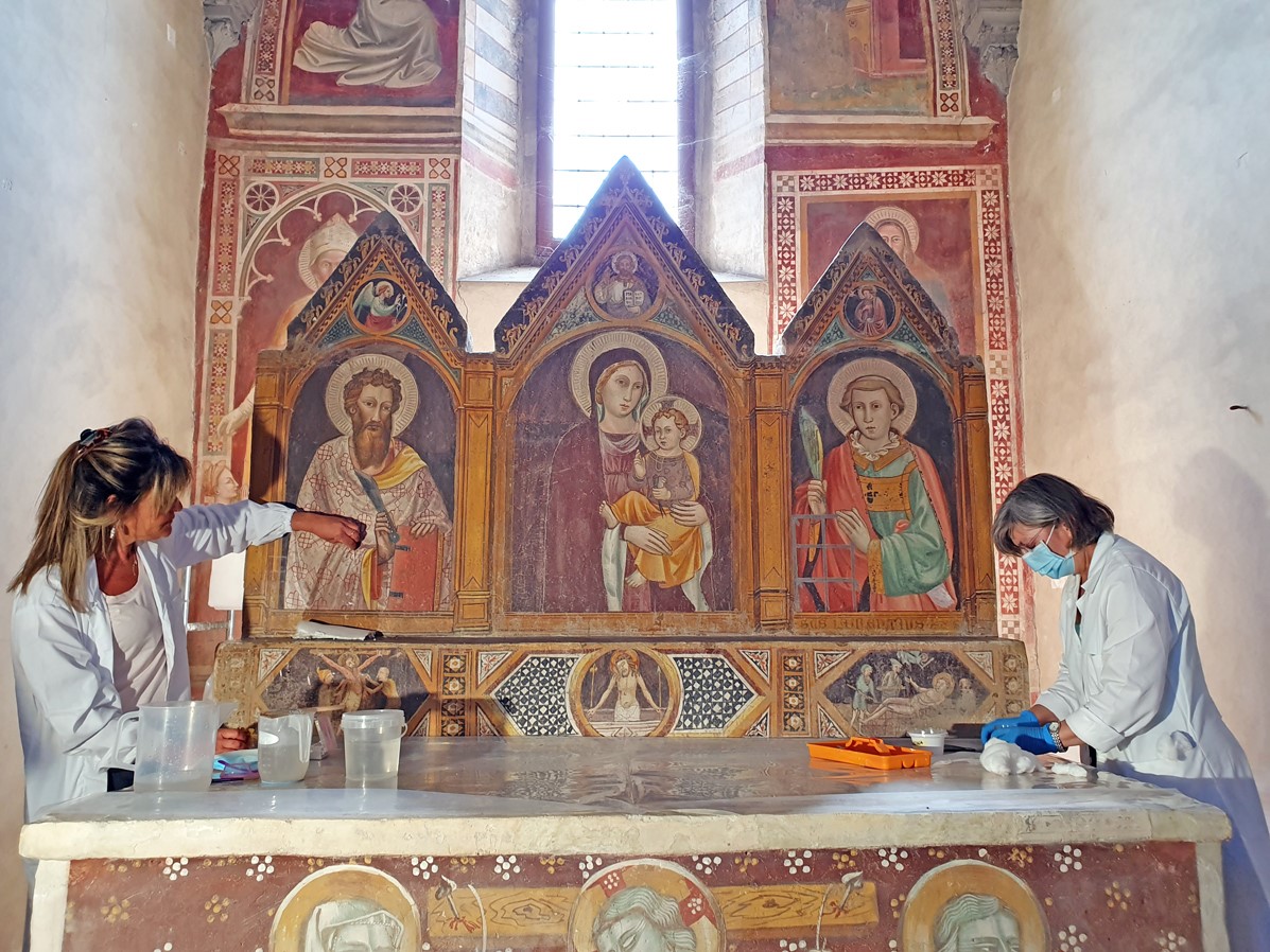 Oratorio di San Bartolomeo, restauro