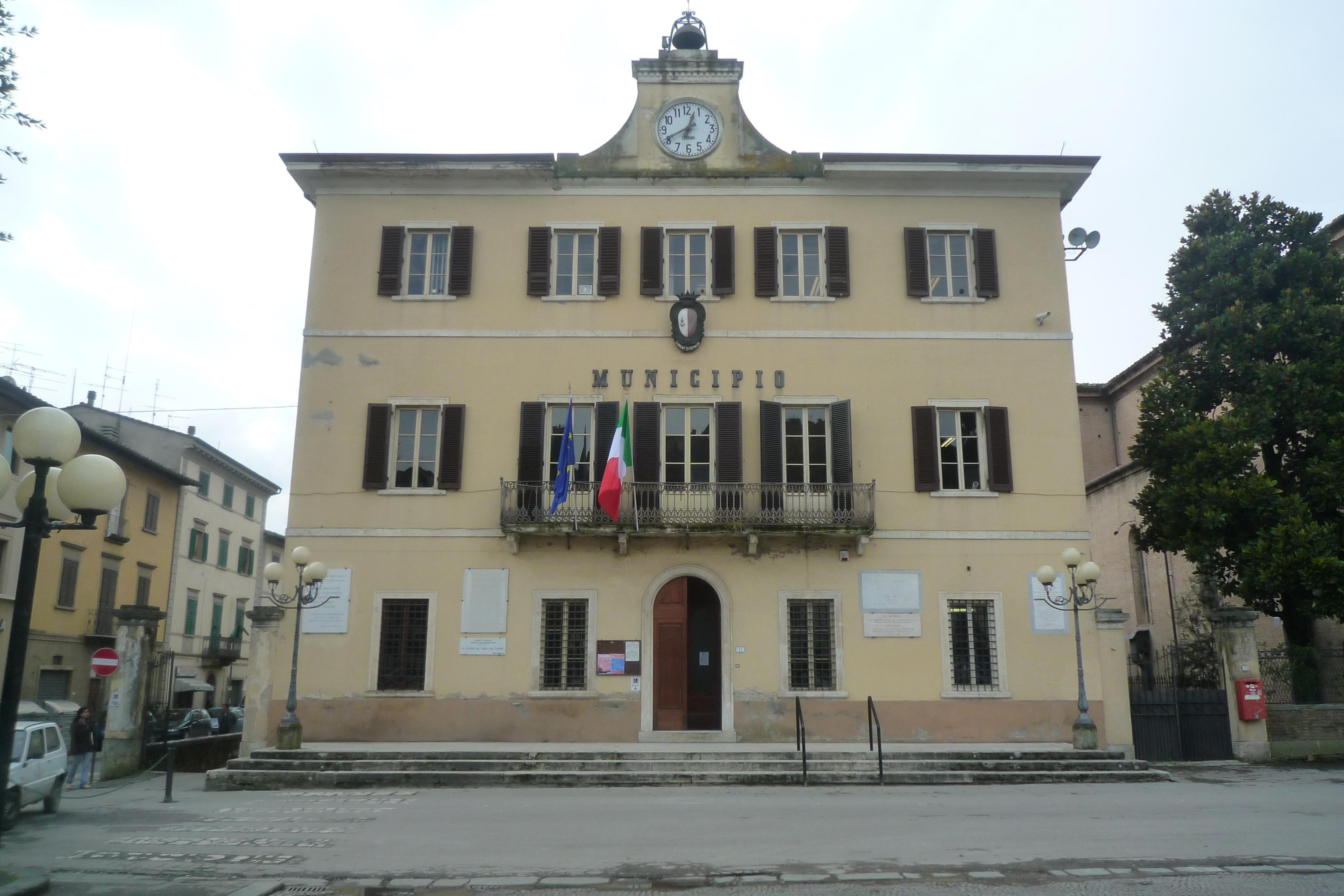Municipio di Certaldo, Piazza Boccaccio (Foto da comunicato)