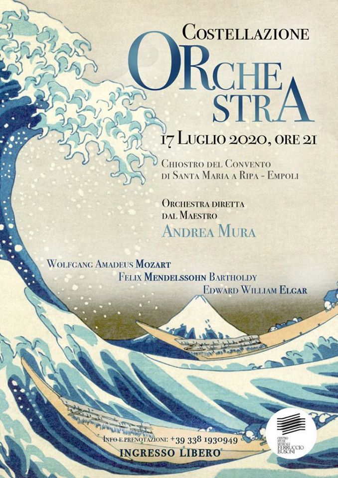 Concerto sinfonico al Chiostro di Santa Maria a Ripa - locandina