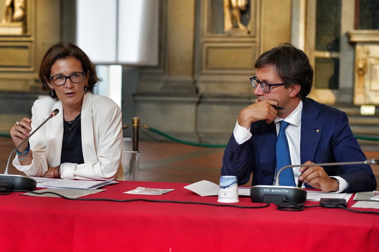 Il sindaco Nardella con la Sottosegretaria Bonaccorsi