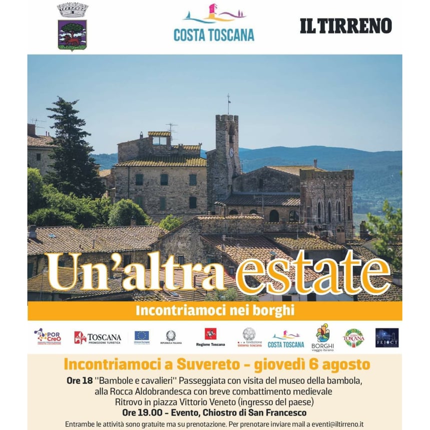 Un'altra estate 2020 Suvereto - fonte regione Toscana