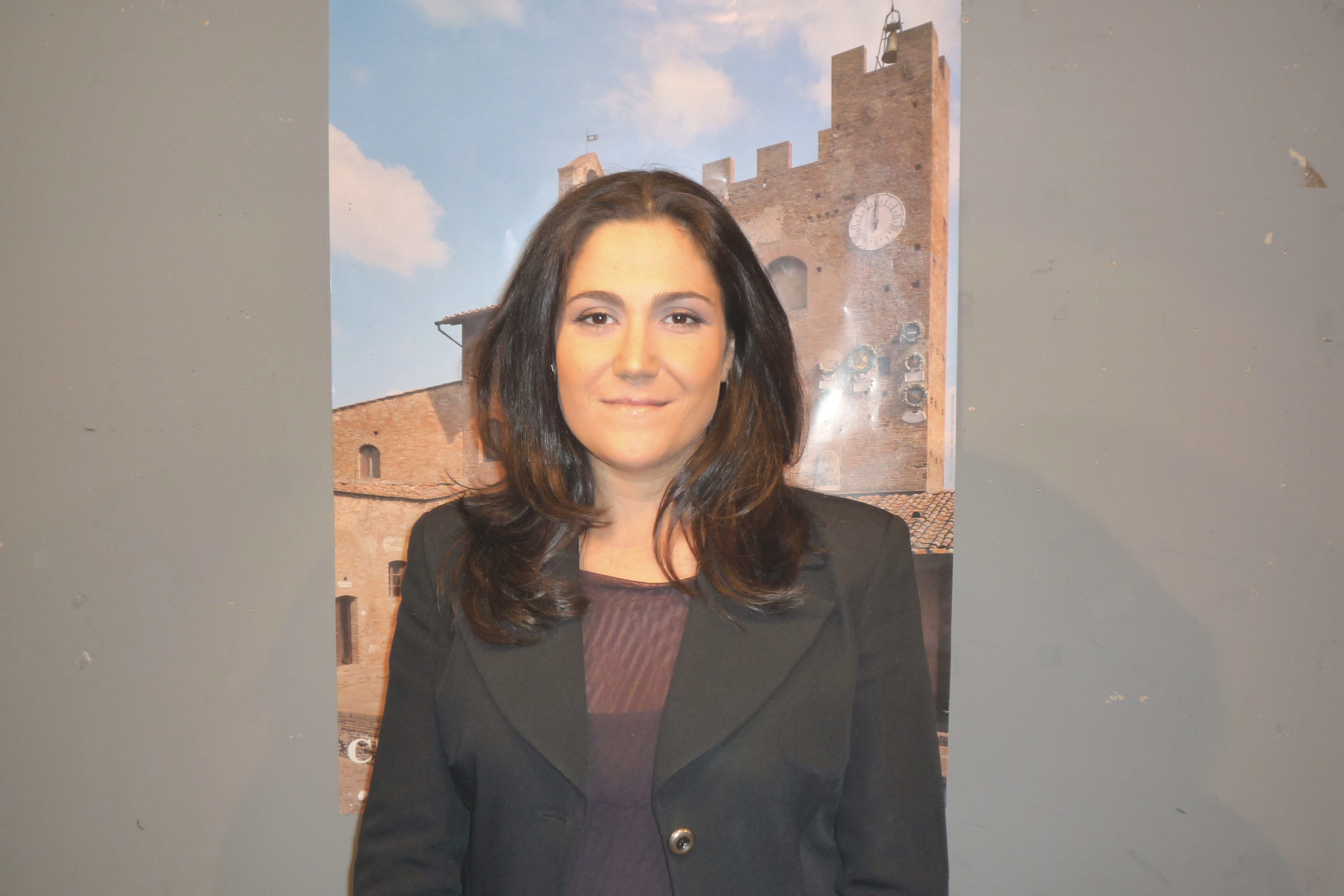 Denise Latini nel 2009 poco dopo la sua elezione a Presidente del Consiglio Comunale