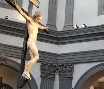 Crocifisso di Michelangelo nel complesso di Santo Spirito di Firenze