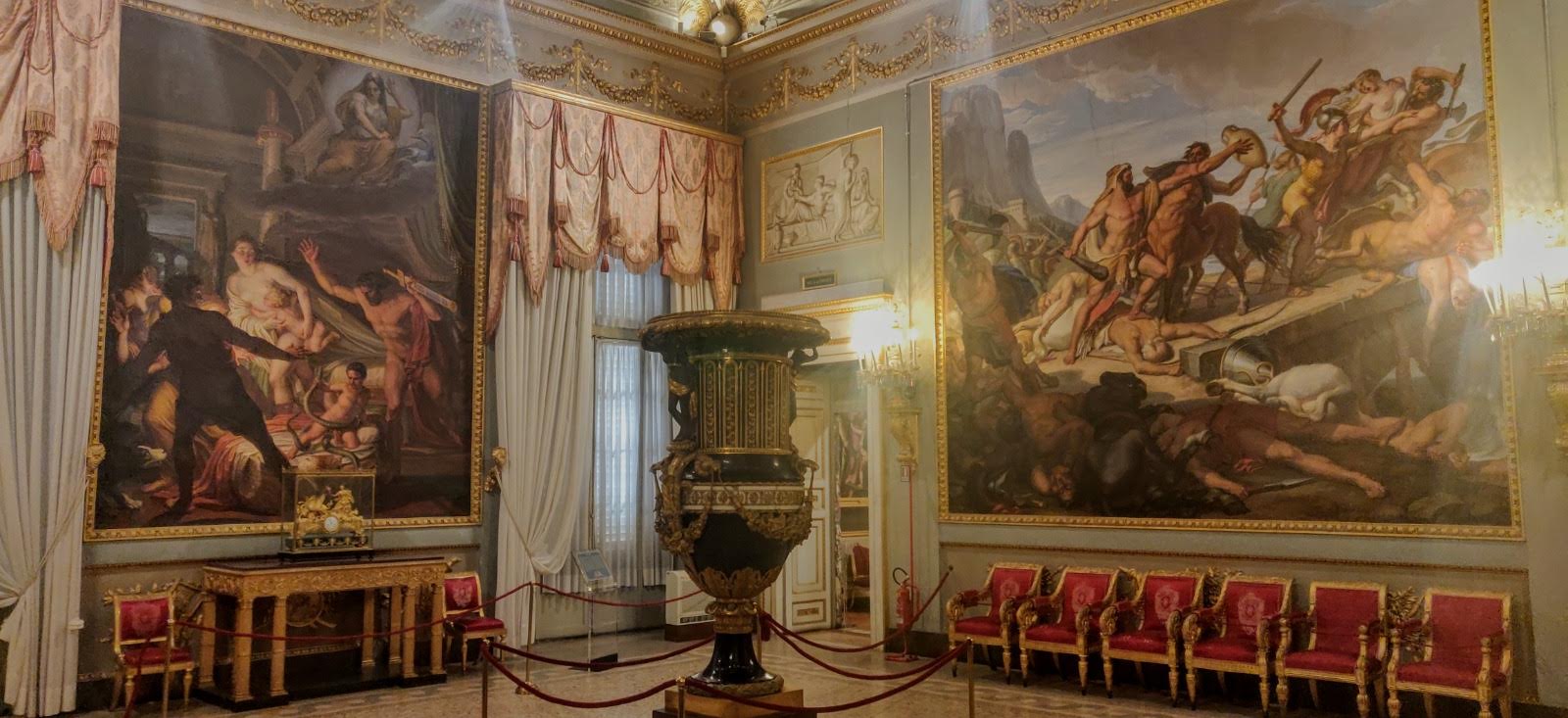 Quartiere del Volterrano nella Galleria Palatina di Palazzo Pitti