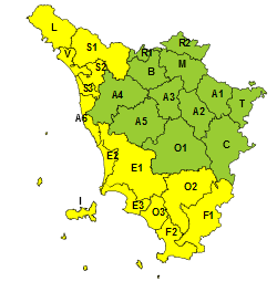 Codice giallo vento e mareggiate (Immagine da comunicato)