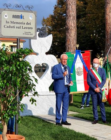 Inaugurazione a Fucecchio del Monumento dedicato ai Caduti sul Lavoro