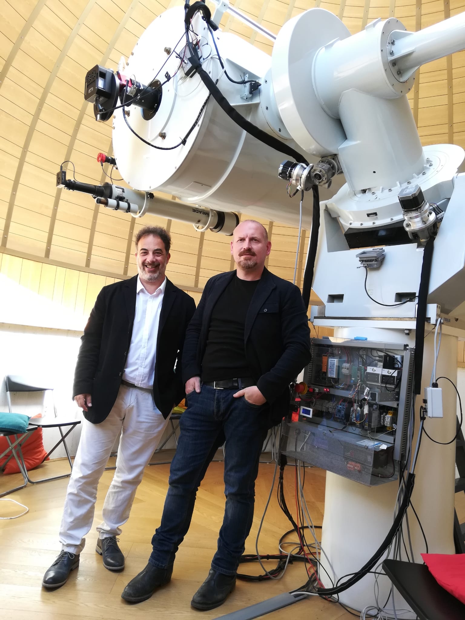 Osservatorio Chianti - nella foto Sindaco Baroncelli e Emanuele Pace