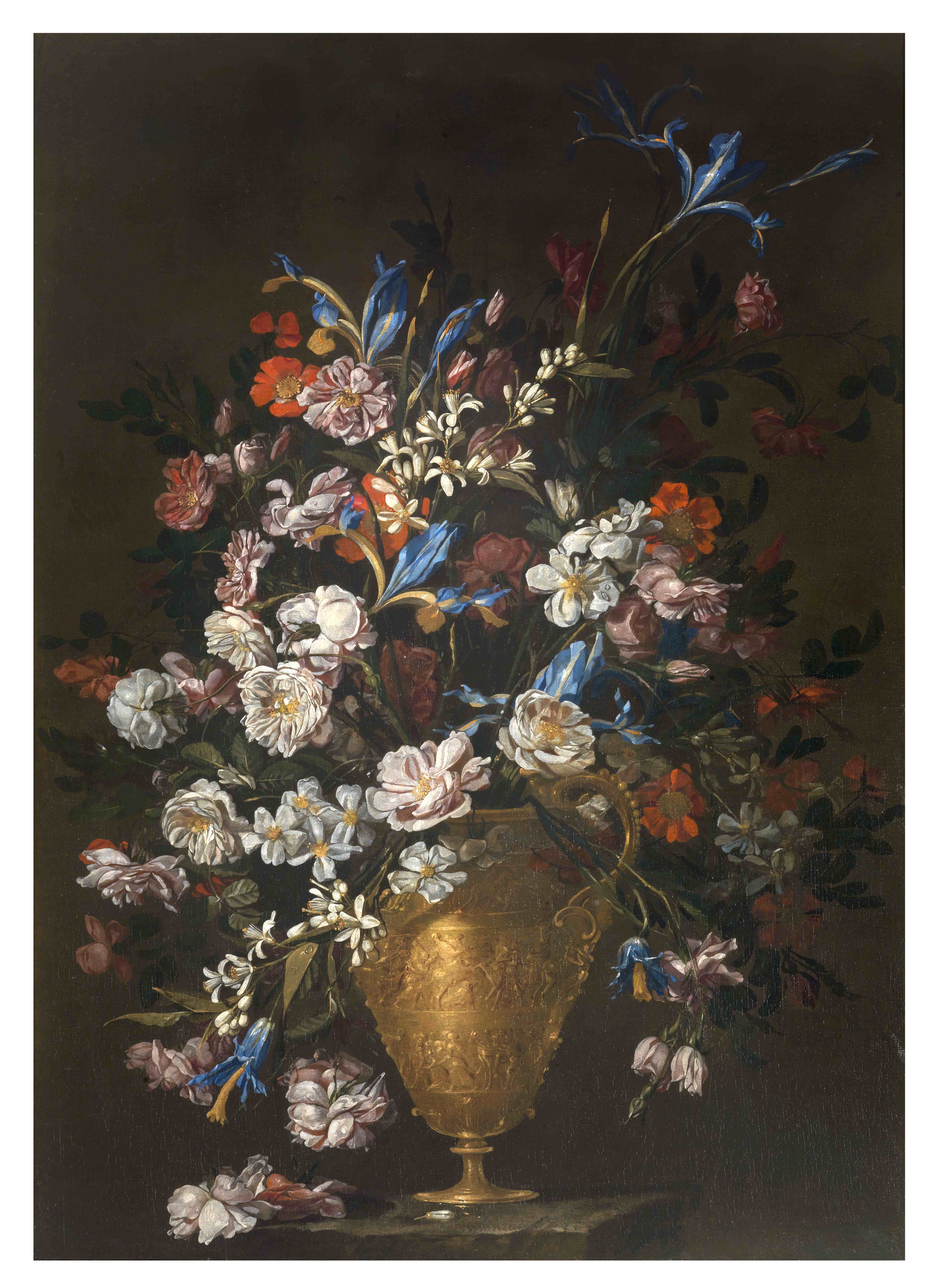 Fond.De Vito_Luca Forte, Vaso di fiori con iris 