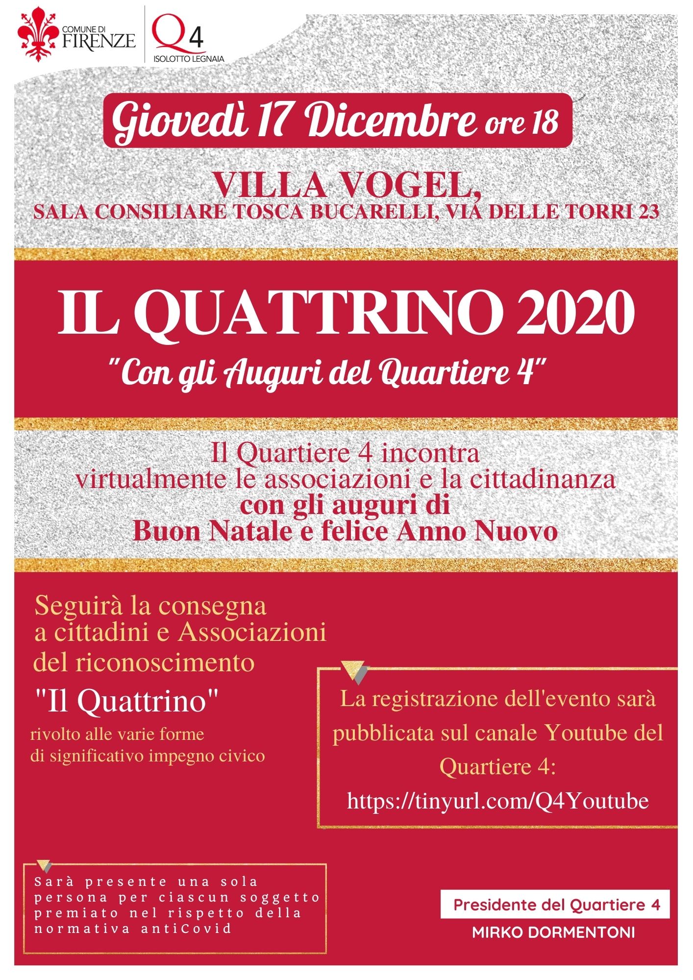 Natale al Quartiere 4 con Il Quattrino